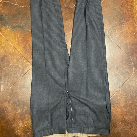 Oxxford Clothes Navy with White Chalk stripe Rare Edition - Picture 4 of 11